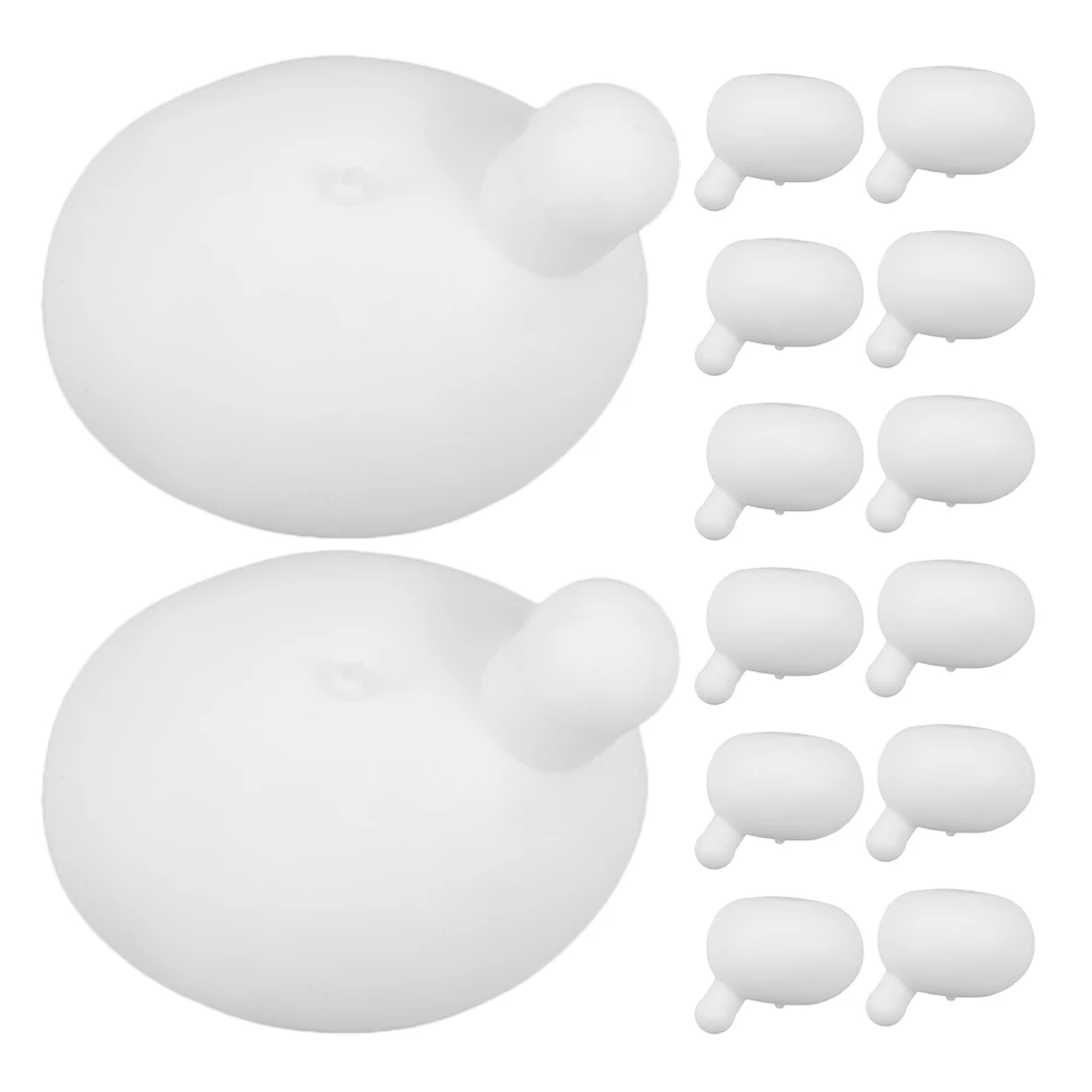 20 szt. Silikonowych wkładów do bąbelków DIY, wymienne wkładki do ściskania, rozmiar L, rekwizyty do tworzenia bąbelków do kreatywnych zabaw