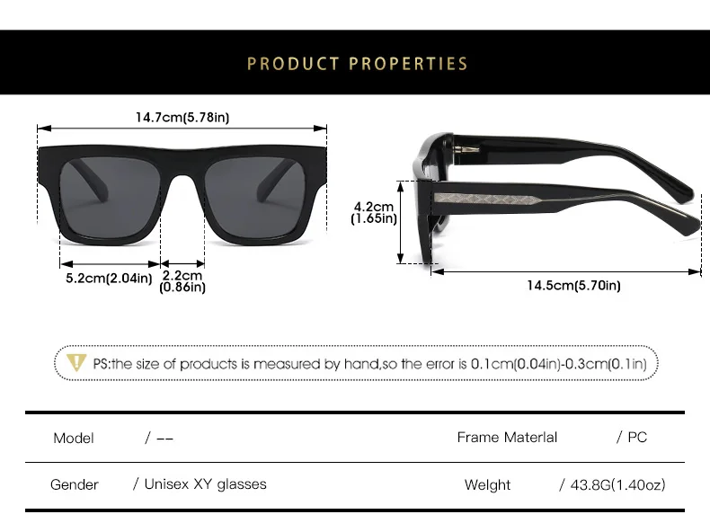 2025, quadratische Sonnenbrille mit großem Rahmen für Männer und Frauen, TAC, polarisierte Sonnenbrille, Fahren, Angeln, Wandern, lässige Farbtöne, Metallkern-Qualität – Detail 5