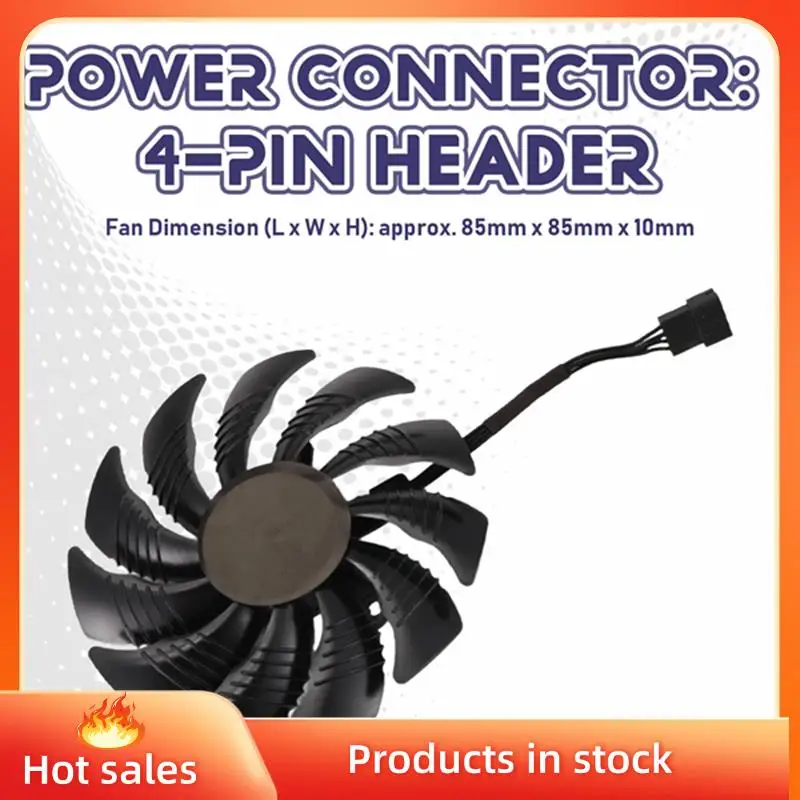 B53C 88Mm GPU Cooler Graphics Card Fan For REDEON AORUS RX580/570 GIGABYTE GV-RX570 AORUS GV-RX580AORUS