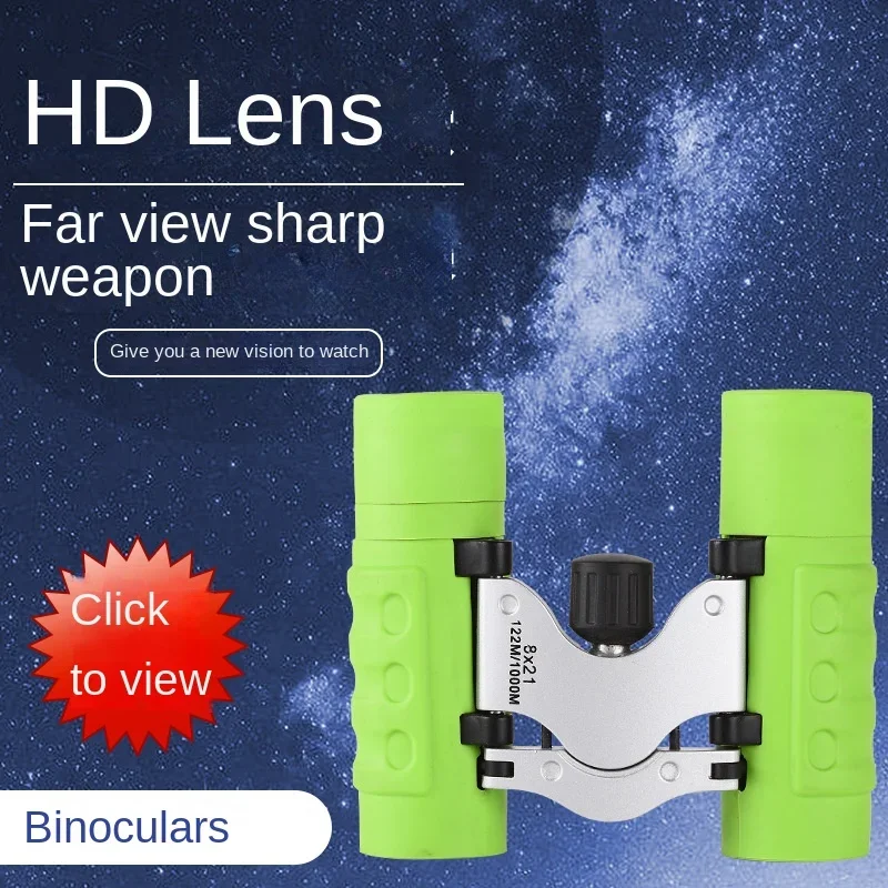 Children's High-power Optical Magnification Telescope, Environmentally Friendly Plastic Color Science And Education Toys, Binocu