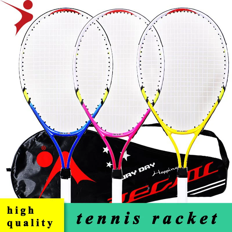 Tennis racket 23 inch children's tennis racket WQP youth aluminum alloy tennis racket available in multiple colors