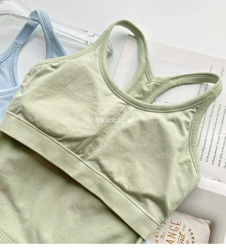 Lemon EBB-Camiseta sin mangas de Yoga para mujer, chaqueta deportiva con forma de camiseta sin mangas para correr, gimnasio, Fitness, sujetador sin mangas con almohadilla para el pecho, primavera y verano