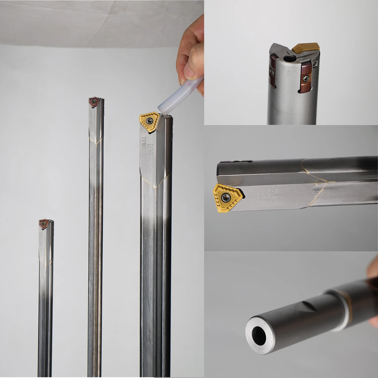 Imagem -05 - Impacto Profundo Iscar Arma Broca Transportando Indexável de Ponta Limpador para Alta Superfície do Furo Qualidade D10-d40 Togt110405