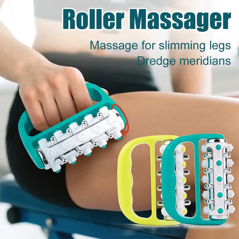 

Handheld Body Massage Roller, Full Body Muscle Roller Stick For Deep Tissue Relief Lymphatic Drainage Home Massage Tool