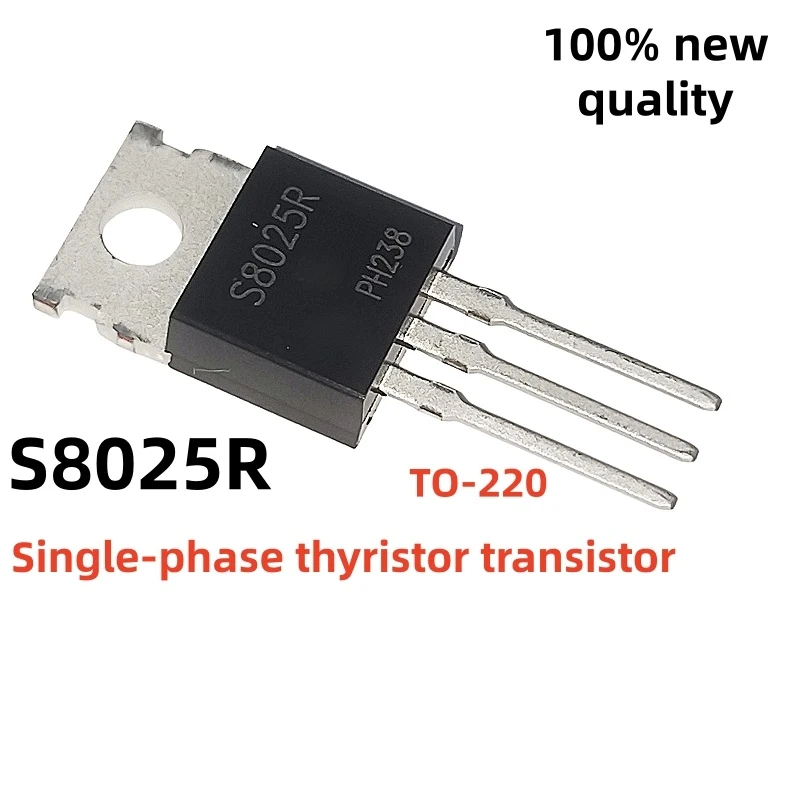 10pcs/5 pairs S8025R S6025L TO-220 8025R S6025L Single-phase thyristor transistor