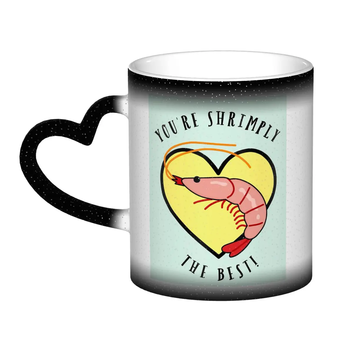 

Shrimply The Best Mug Funny Ceramic Coffee Cups Tea Mugs Milk Cup Drinkware Gift for Friends