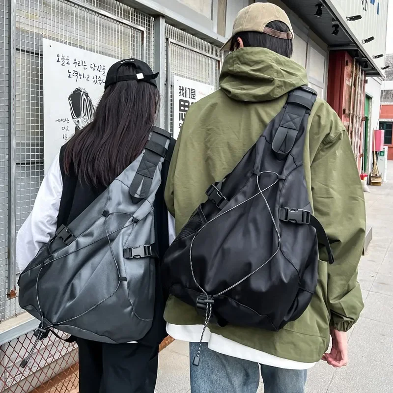 Outdoor Techwear Hip Hop Sport Motorcycle Crossbody Bag Large-capacity Single Shoulder Bags Men Women Street Casual Travel bags