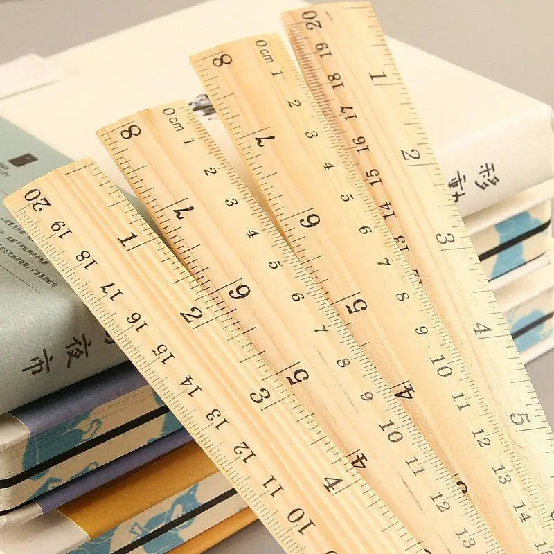 

15Cm Student School Wooden Ruler Office Supplies