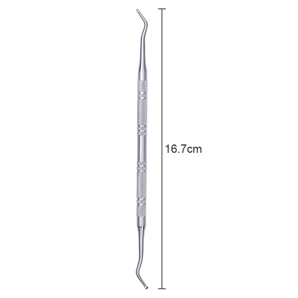 

Cuticle Remover Spoon Stainless Steel Nail Cleaner Nail Cuticle Spoon Pusher Deep Clean Portable Lightweight for Men Women