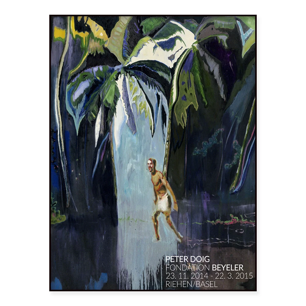 Peter Doig exhibition poster, art prints by Peter Doig, pelican, tropical wall art