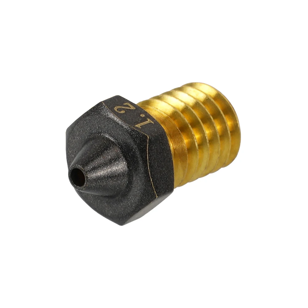 High-quality Hard Steel Nozzle For E3D V6 PTFE Plated Nozzle For V6 Brass Nozzle  1.75/3mm Filament 3D Printer Parts