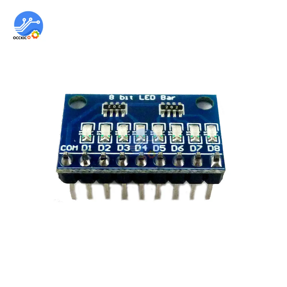 3-24V 8 Bit Blue/Red Common Anode/แคโทด LED โมดูล Breadboard Starter Kit Board สำหรับ MCU ARM 3d เครื่องพิมพ์ MEGA