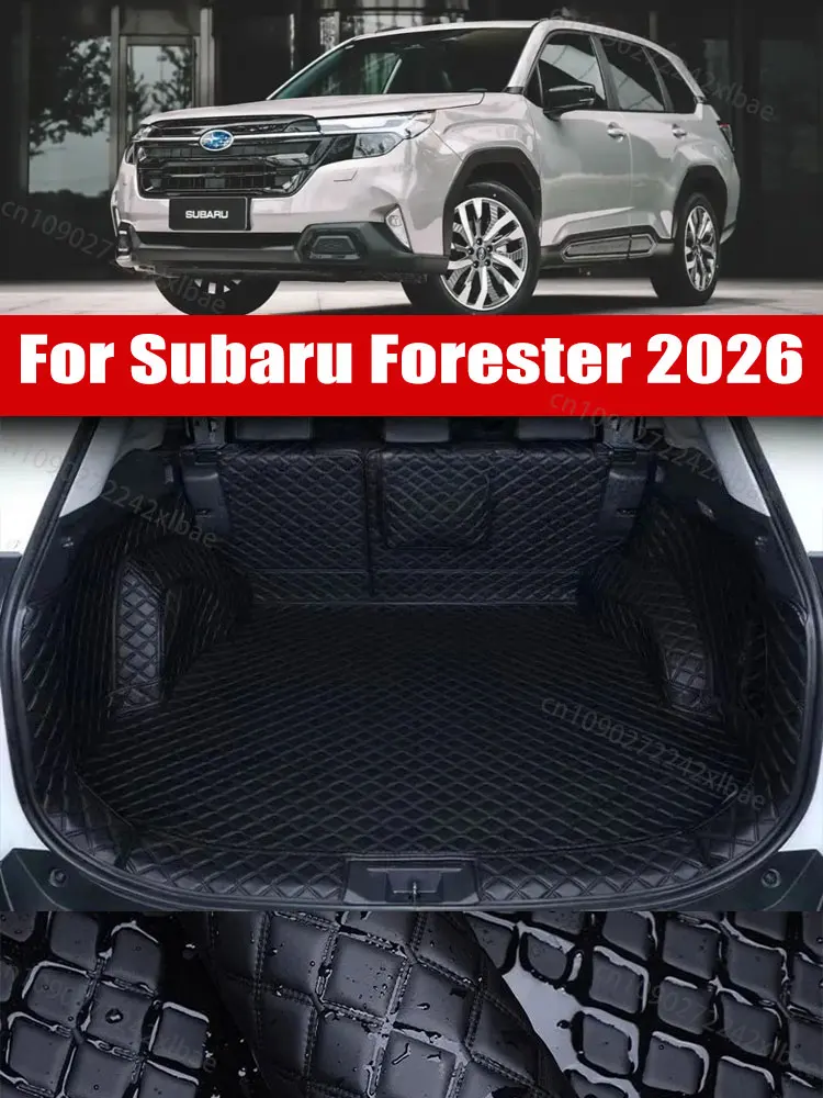 Cargo Liner Hybrid Vehicles New Model Cargo Liner  Accessories For Subaru Forester 2026 2019-2025 Main Trunk MatAll Weather