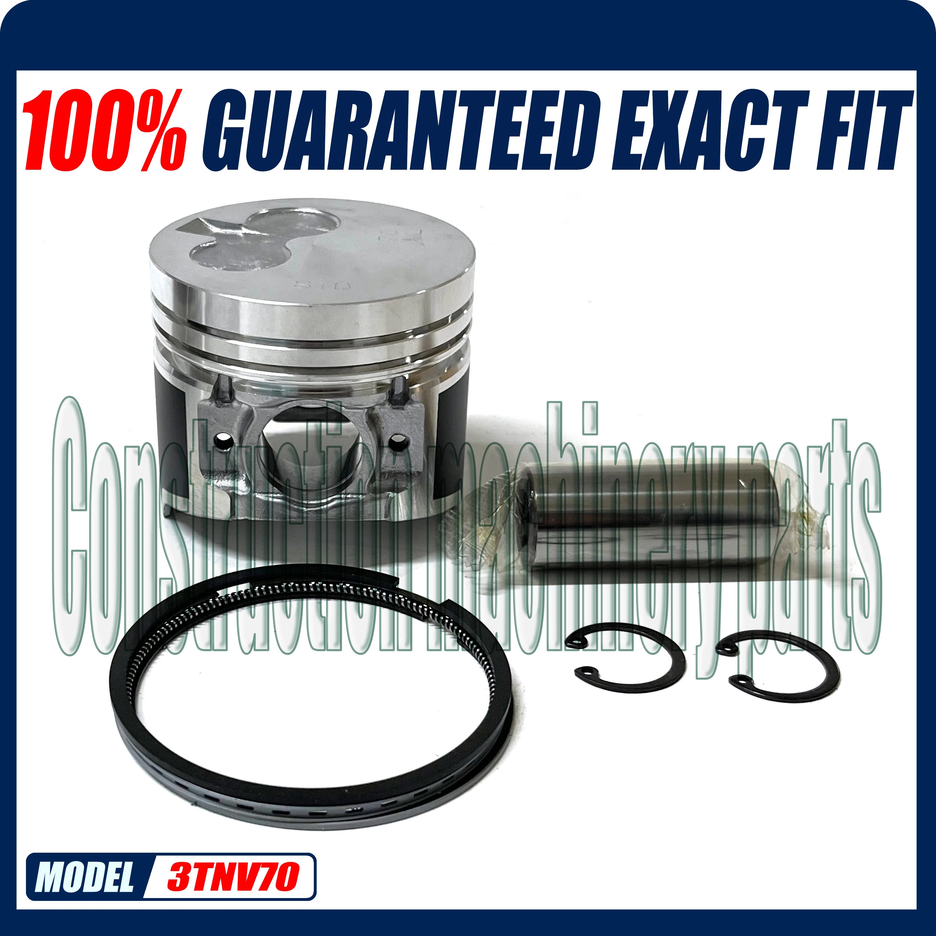 New In Stock Piston Kit And  Ring Set STD for Yanmar 3TNV70 Engine