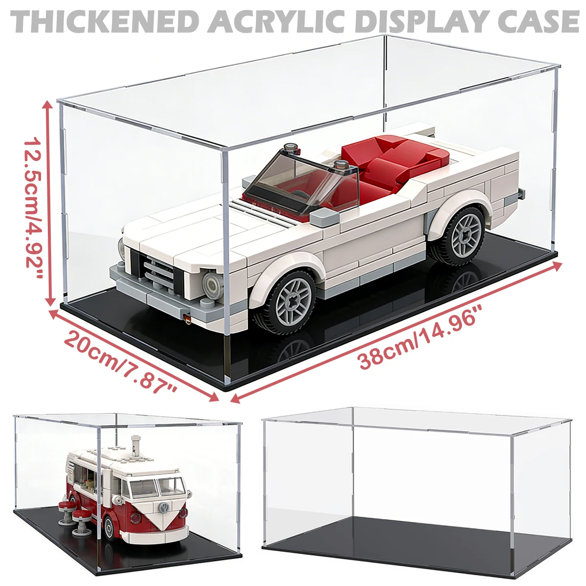 

Утолщенная версия 1:14: Прозрачный акриловый витринный бокс для Lego, моделей автомобилей, фигурок, игрушек, коллекционных предметов