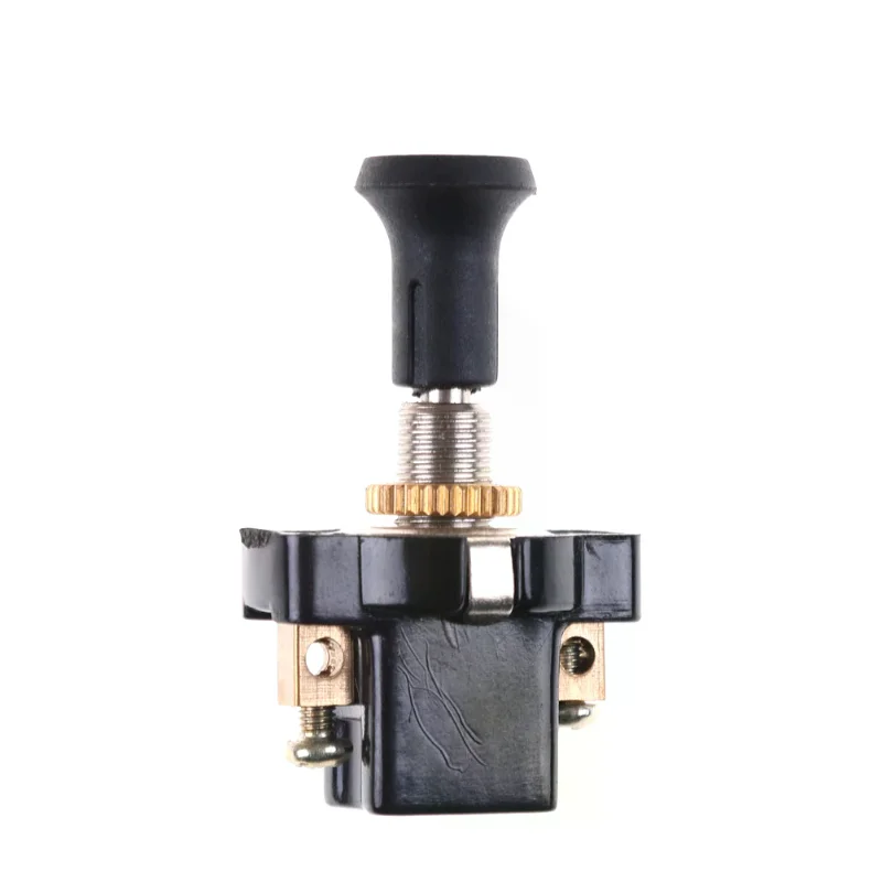 High Performance On-Off Long Push Pull Switch 12V Screw Terminals