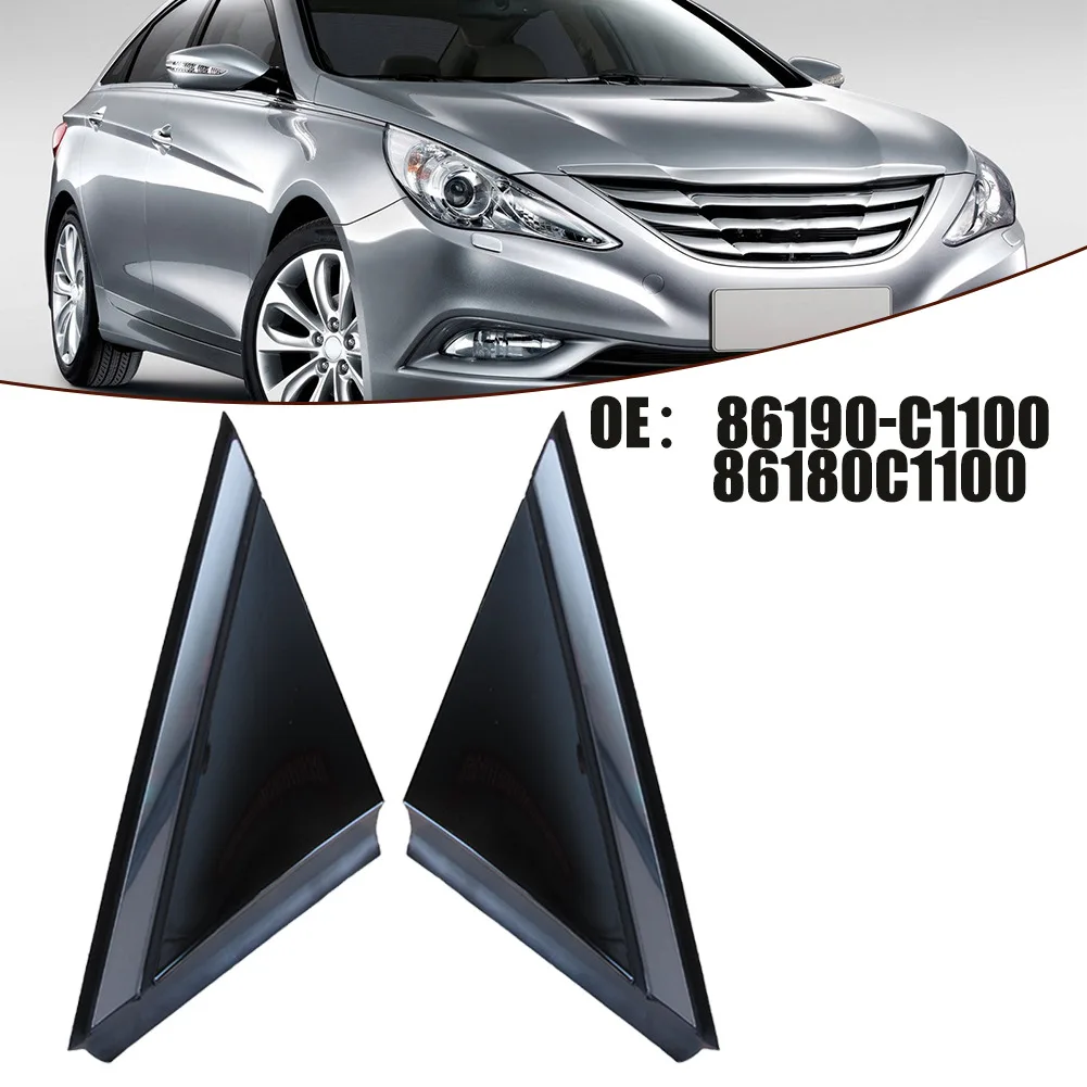 

1Pair Door Side Corner Mirror Triangle Plate Trim Fit For Hyundai Sonata 2015-2019 Car Rearview Mirror Triangle Decorative Panel