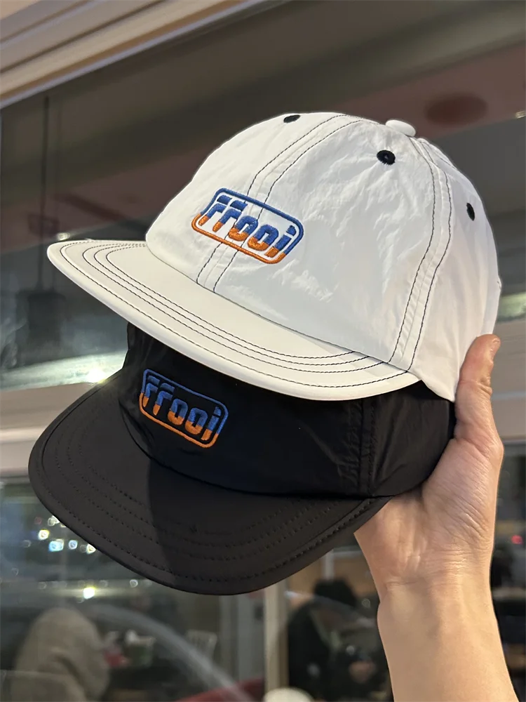 

Summer outdoor light and quick-drying sun hat men's and women's embroidered soft top cap versatile baseball cap
