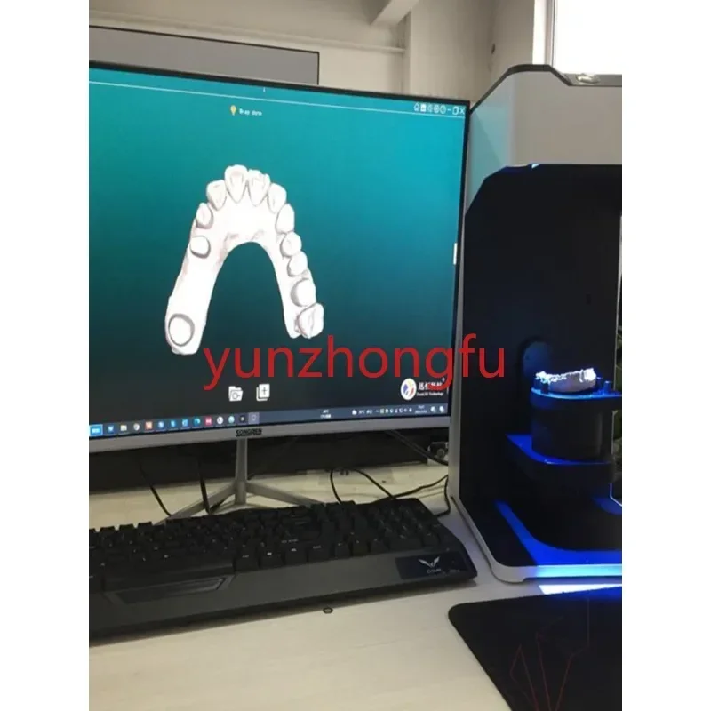 3D Scanner Industrial High-Precision Jade Jewelry Dental Stone Carving Linkage Dual-Axis Automatic