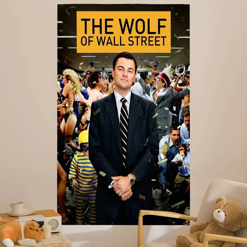 Classic Movie The Wolf of Wall Street Colorful Tapestry Wall Hanging Cheap Hippie Wall Hanging Bohemian Wall Tapestries