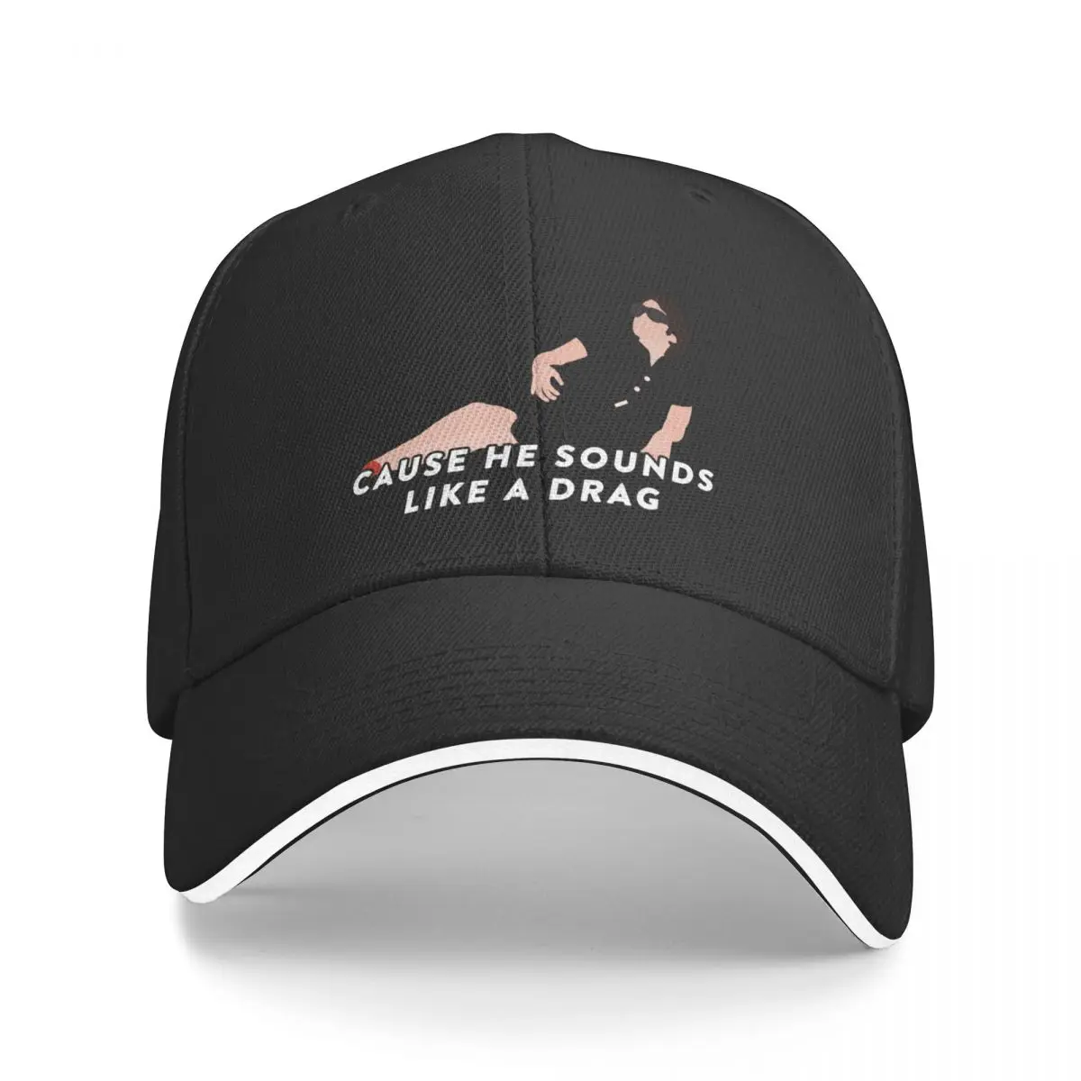 cause he sounds like a drag Baseball Cap Anime Hat Visor For Girls Men's