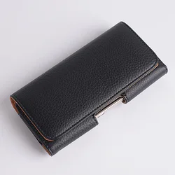 PU Leather Universal Phone Case Phone Pouch for iPhone Samsung Huawei Xiaomi Redmi Flip Waist Bags Belt Clip Cover Phone Bag