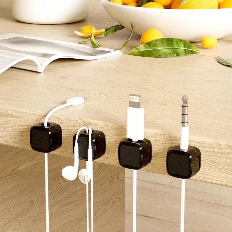 

2/6/10PCS Magnetic Cable Fixing Device Data Cable Storage And Management Device Mouse Cable Winding Device