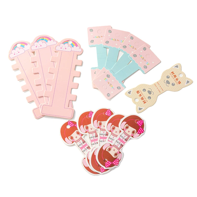 

50 шт. висячий бирка для браслета, висячий бирка для «сделай сам», кольцо для волос, повязка для волос, ожерелье, Ювелирная упаковка, аксессуары для малого бизнеса