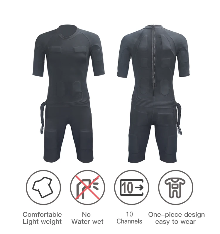 Second  wireless ems fitness suit electric stimulator body suit