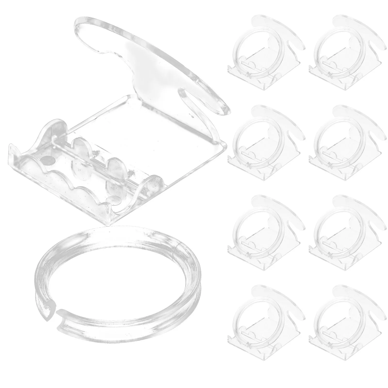 10Sets Kunststoff Armband Display Stand Transparent Schmuck Organizer Rack für Shop Desktop Lagerung Halter Armband Lagerung Rack