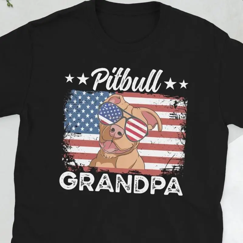 

Pitbull Grandpa Of A Grandfather s T Shirt