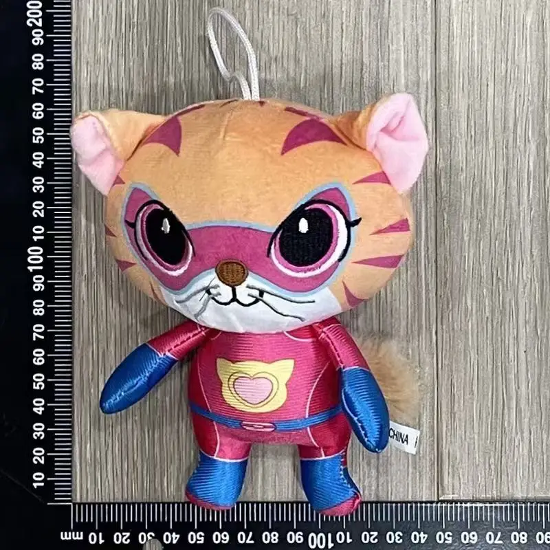 슈퍼 키티 팀 크리스탈 슈퍼 소프트 플러시 토이 인형 블루 키튼 그린 키튼 옐로우 키튼 인형 어린이 장난감 휴일 선물