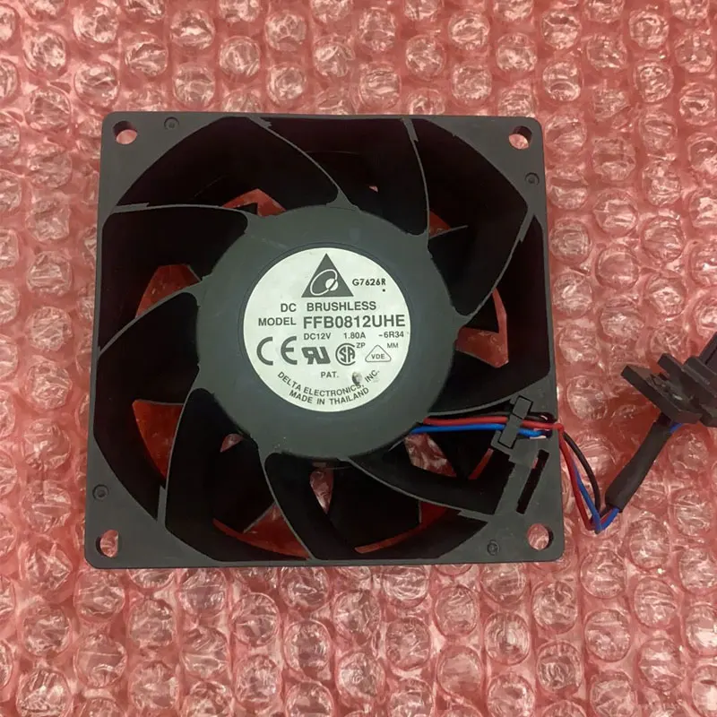 

Delta FFB0812UHE 5R34 DC 12V 1.80A 80x80x38mm 3-Wire Server Cooling Fan