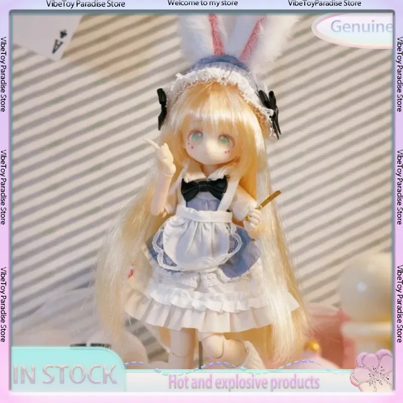 

Authentic Spot Unspoken Words Momo Girl Body Series 8-Point Mjd Movable Doll Bjd Trendy Toy Figurine Desktop Ornament Gift