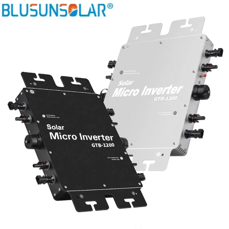 Solar Grid Connected Micro Inverter 400W/800W/1200W IP67 Anti Backflow Technology Pure Sine Wave Intelligent Photovoltaic