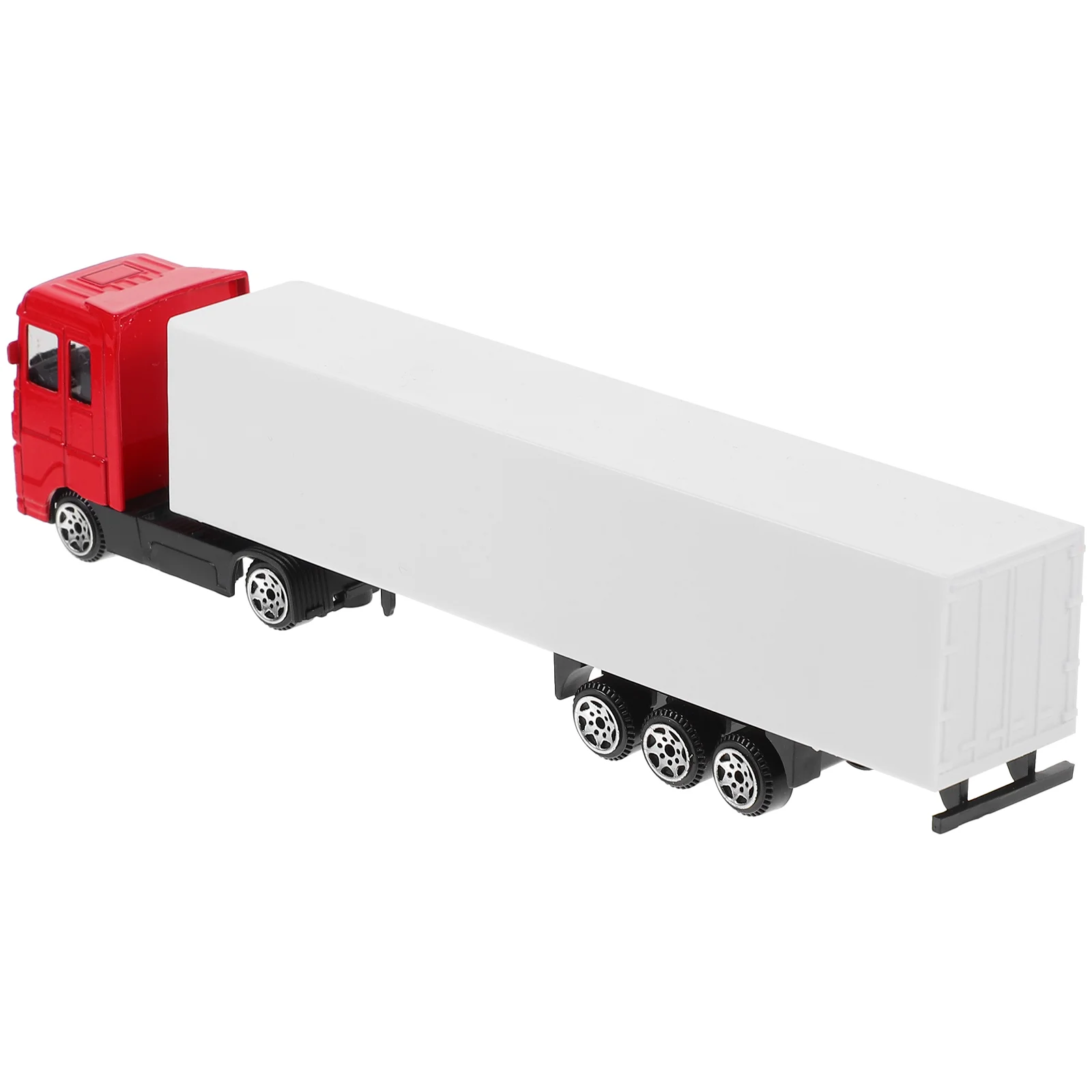 Mini Alloy Container Truck Model Toy Smooth Burr Play Toddler Engineering Vehicle Simulation Shipping