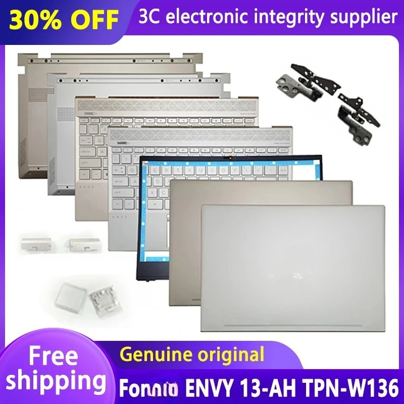 

Оригинальный ЖК-дисплей для ноутбука ENVY X360 13-AH TPN-W136, задняя крышка/передняя панель/подставка для рук, клавиатура/нижняя часть корпуса, верхняя часть корпуса L24167-001