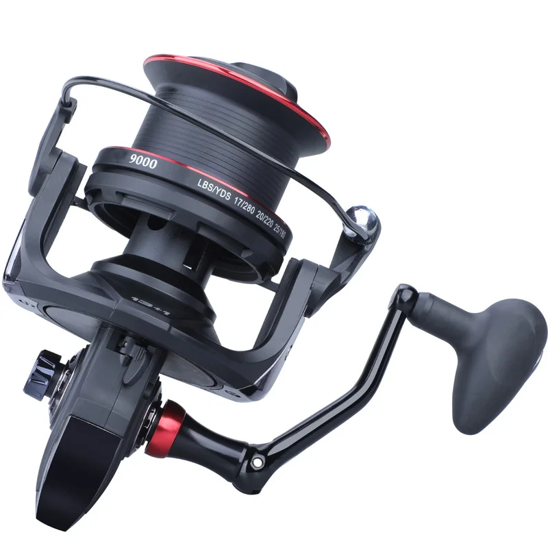 Sougayilang TP8000-1000 Spinning Reel 13+1BB 4.1:1 Spinning Fishing Reel 15KG Max Drag Power Spinning Reel Send Spare Line Spool