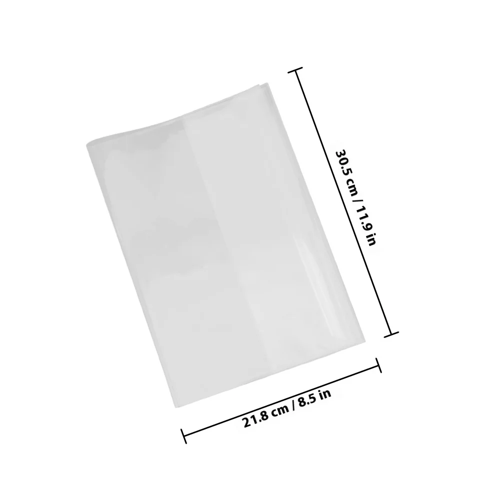 20 قطعة من أغلفة الكتب المدرسية المقاومة للماء وغطاء بلاستيكي شفاف لدفاتر الملاحظات للطلاب