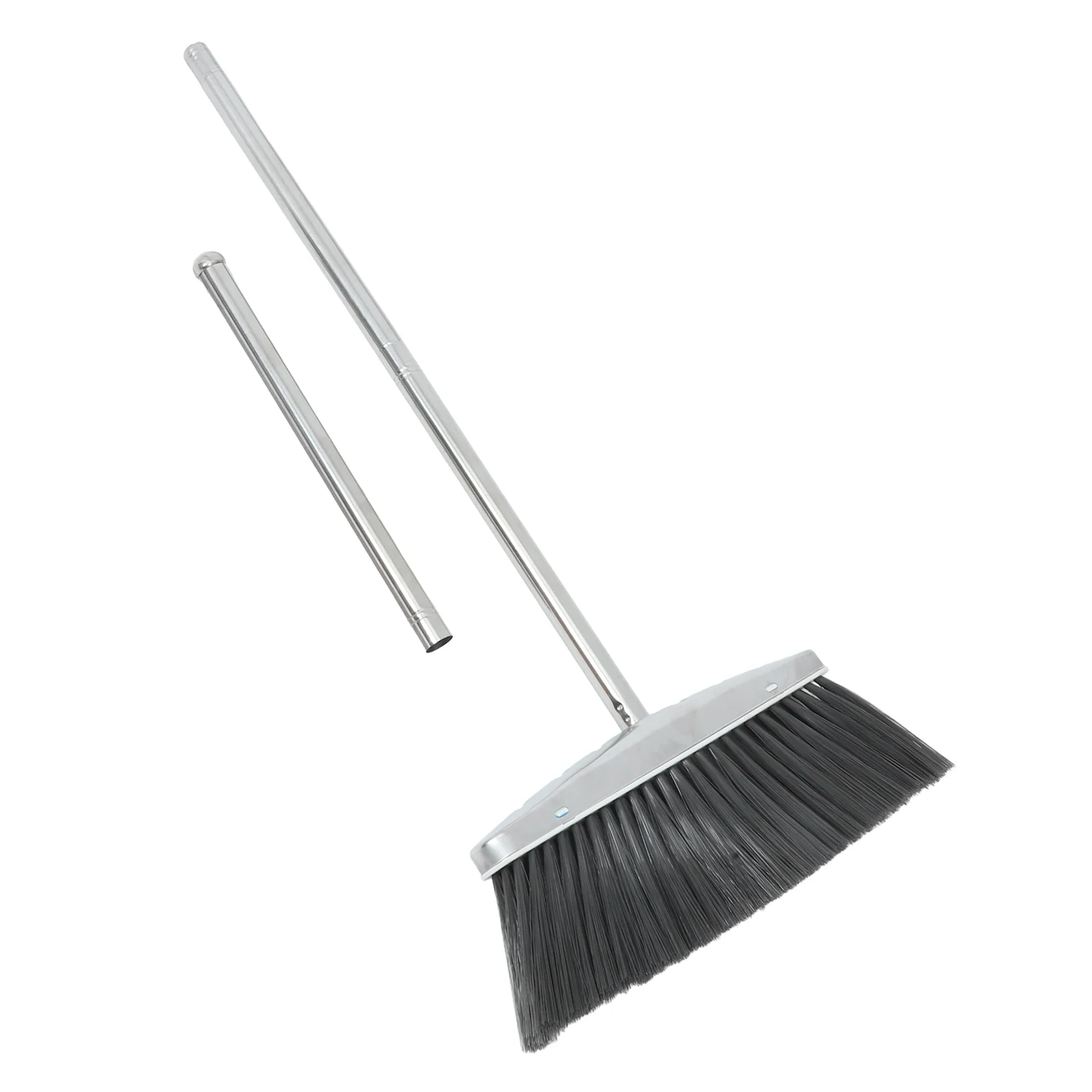 Stainless Steel Broom Outdoor Heavy Duty Broomstick Vertical Cleaning Supplies Restaurant Longs Handle Dustpan Industrial House