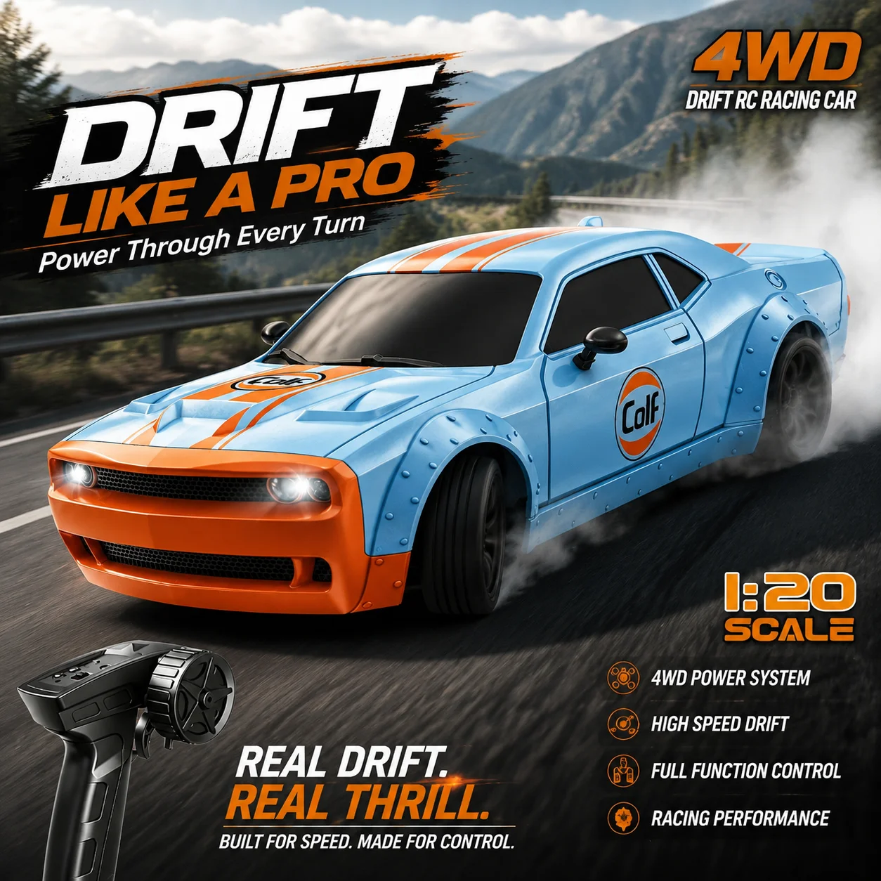 Voiture de course RC 4WD 1/20, - Kids Toys Under $20 avis et prix