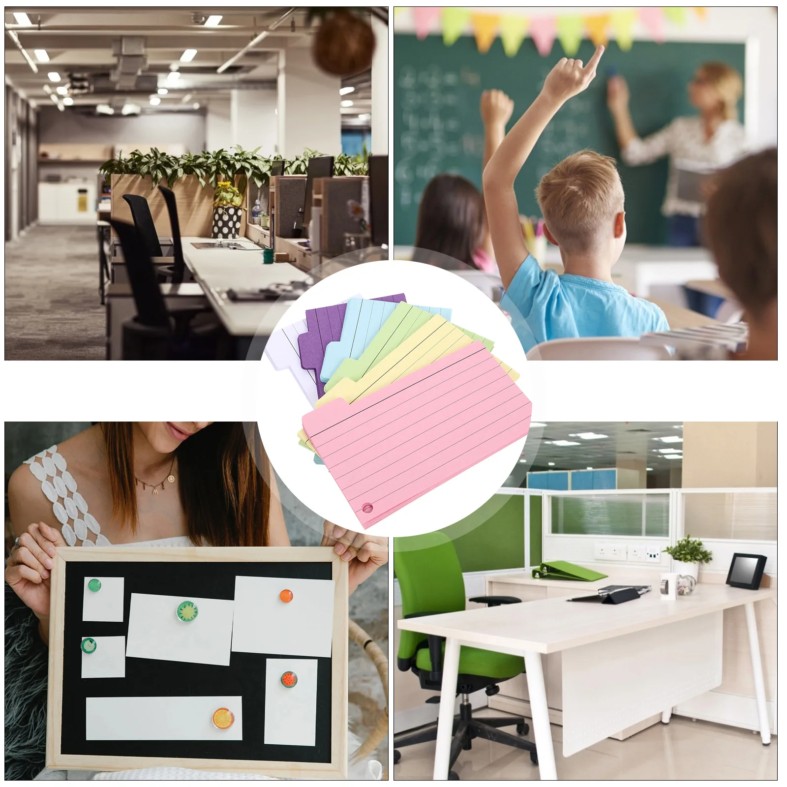 

6pcs Lined Notepads Pads Sticky Index Cards Compact Note Taking Note Pads for Office Study Small Notepads Work