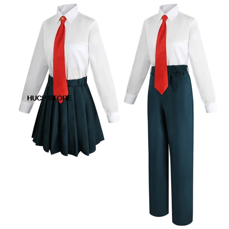 My Hero Academia Anime Midoriya Izuku Cosplay Costume Todoroki Shoto School Uniform Set Wig Suit Unisex Halloween Role Play 2024