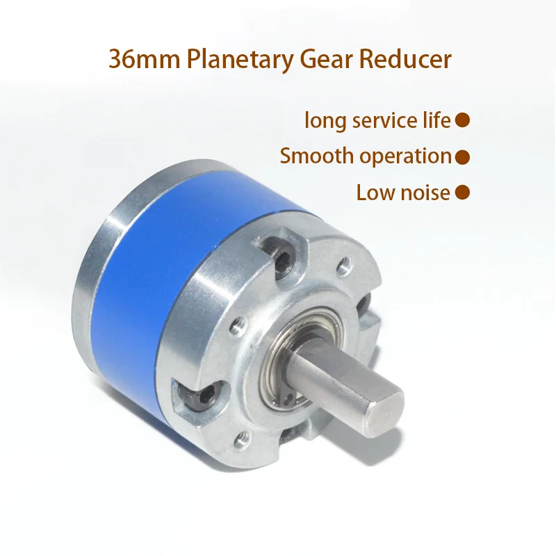 Caja de engranajes planetarios de alto par de alta precisión de 36MM para Motor de 3650 555 CC reductor de engranajes de Metal con estructura planetaria para PG36