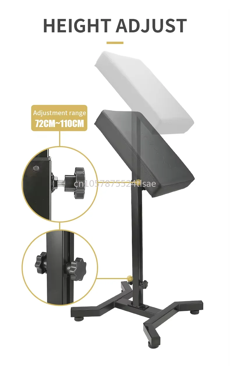 

Adjustable Stainless Steel Tattoo Chair Tattoo Armrest Tattoo Accessory Armrest Sturdy and Durable