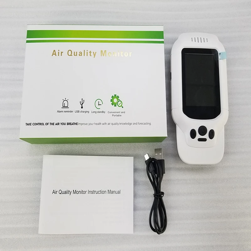 Dienmern New 7 In 1 Multi-Function Air Quality Detector Handheld High Precision Air Quality Monitor Temperature Switchable