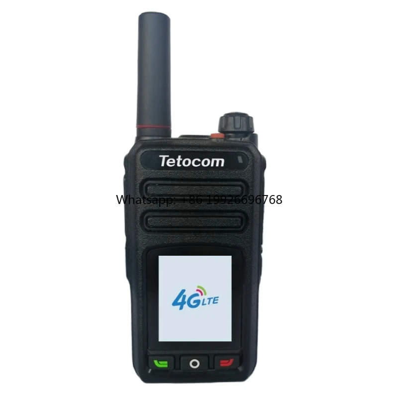 

Portable Tetocom K15 4G-LTE Network Handheld Walkie Talkie POC Radio with Dual Micro Card USB Charging Linux OS GSM SIM Card fac
