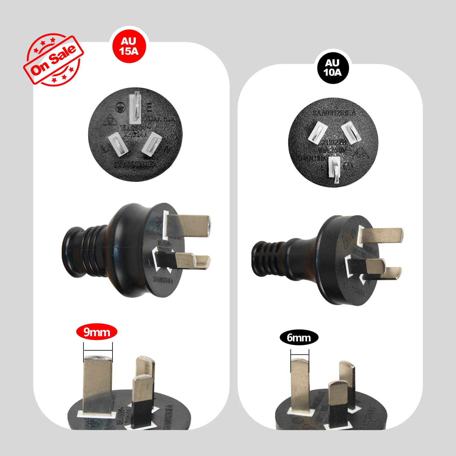 GOODCELL Type2 EV chargeur AU NZ prise-6-15A réglable IP66 EVSE Portable maison charge pour voitures électriques