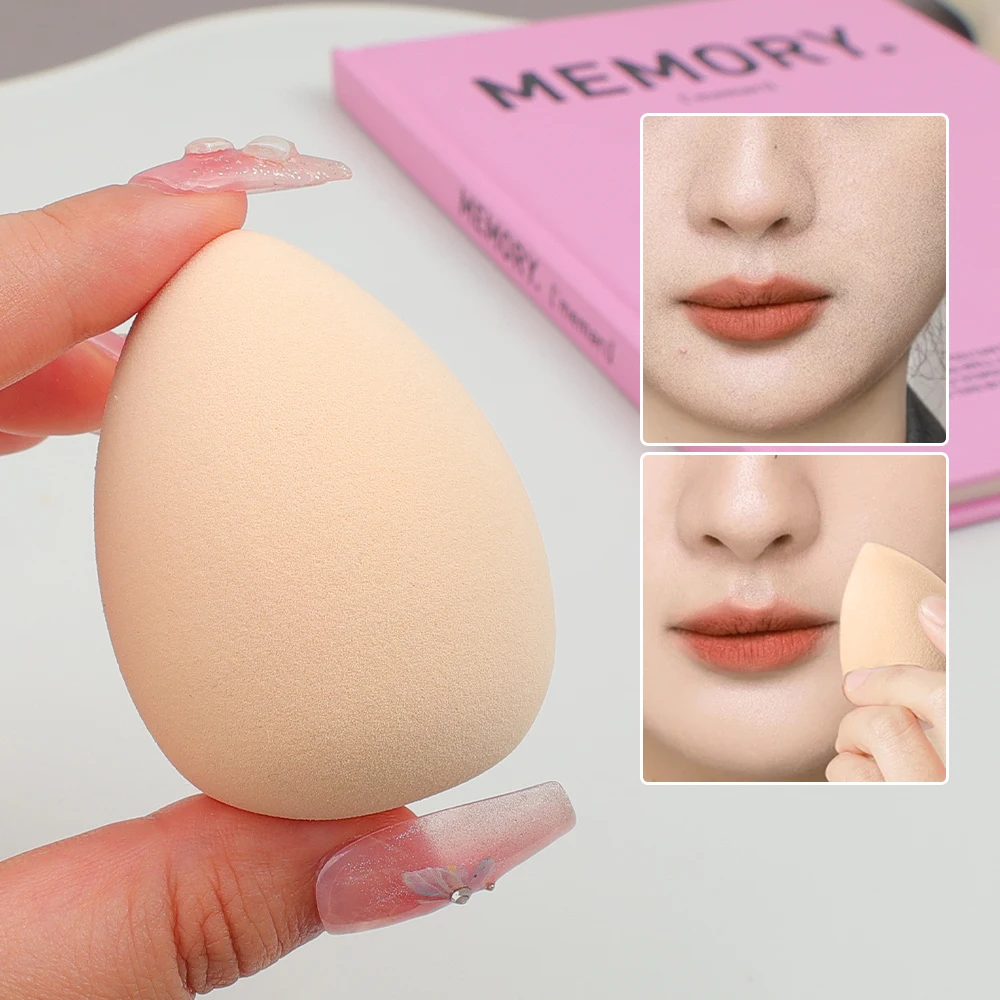 10 stücke Schönheit Ei Schwamm Set trocken nass Dual Use kosmetische Puff Eier weiche Foundation Schwämme Puder quaste zufällige Farbe Schwamm Mixer