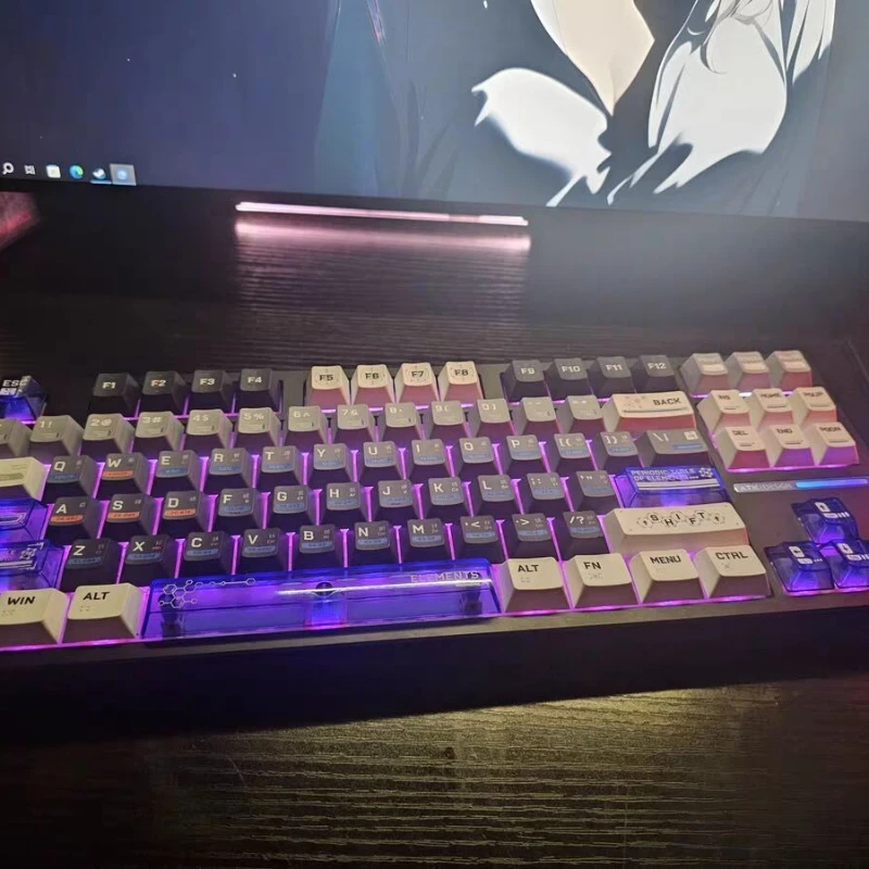 

ATK Z87 Three Mode Wireless Keyboard Ergonomic Low Latency Longlife Hot Swappable Customized Mechanical E-sports Gaming Keybaord